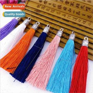 Alloy spike bookmarks tassel handmade ring hanging cap diy