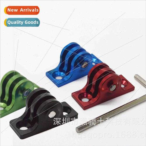 适用gopro11 sports camera base aluminum alloy low angle base