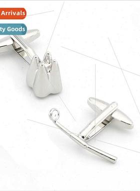 Dentist Tools Dental Oral Mirror Cufflinks Fun Wedding s Men