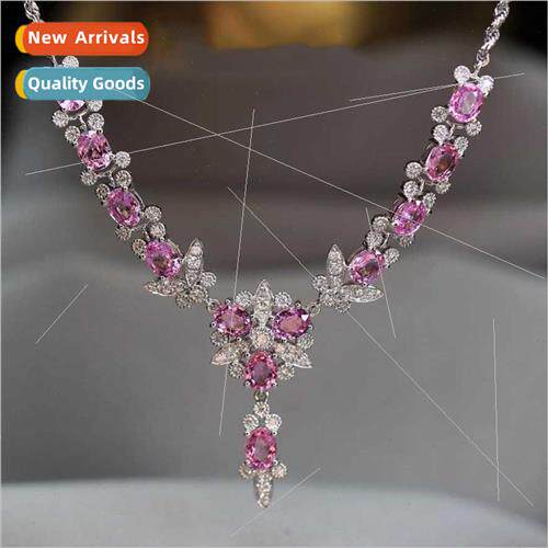 Meet Beautiful French Butterfly Full Diamond Necklace Micro