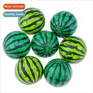 bouncy ball children 30MM rubber watermelon toys bounc green