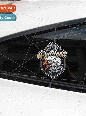 Bossy eagle soldiers car stickers creative fun cartoon body