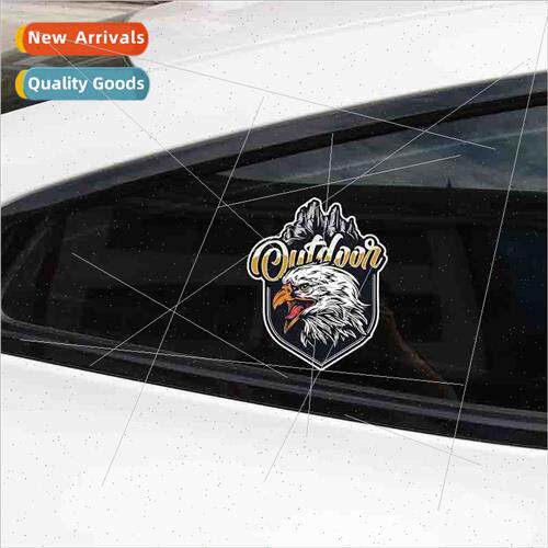 Bossy eagle soldiers car stickers creative fun cartoon body