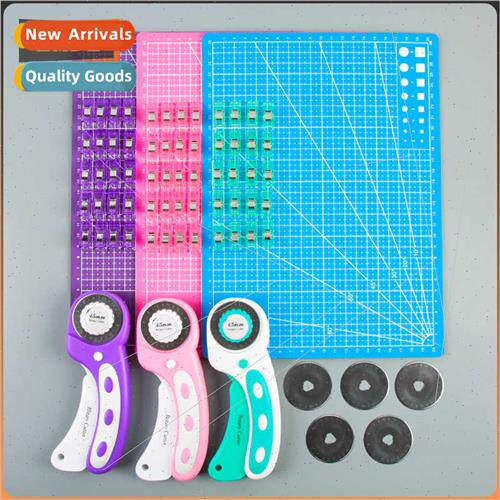 Multifunctional Roller Knife Cutting Board Tool Set Sewing T