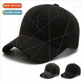 Hat men fall winter thickened baseball cap sun hat my embroi
