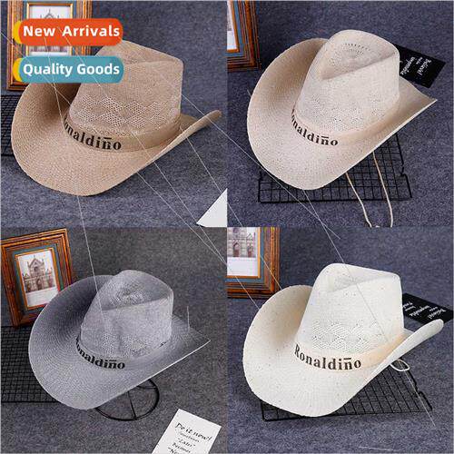 Outdoor straw hat men sun hat western cowboy straw hat men s