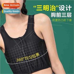 mesh breathable les Front short bandage corset bandag buckle