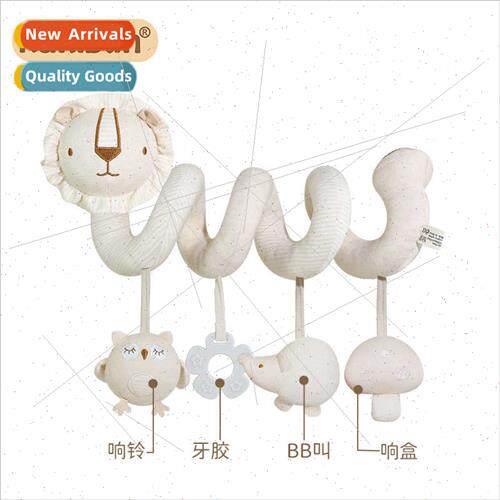 Baby organic cotton bed around toy stroller hanging baby toy