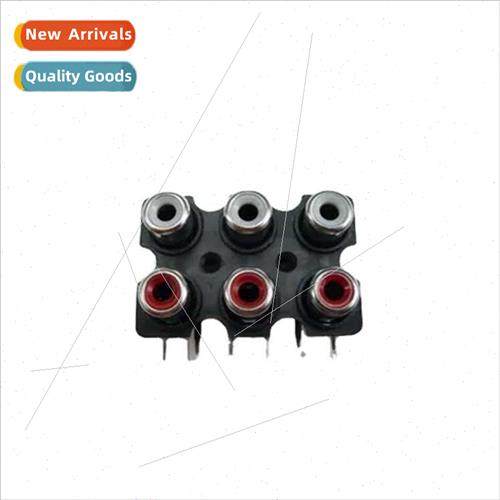 6 AV sockets 6 RCA sockets Lotus sockets 6 audio sockets Amp