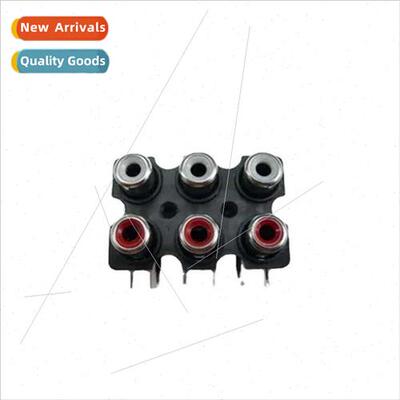 6 AV sockets 6 RCA sockets Lotus sockets 6 audio sockets Amp