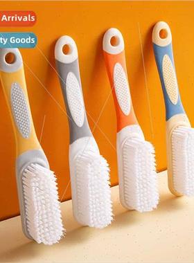 Long Handle Soft Bristle Shoe Brush Clashing Color Shoe Wash