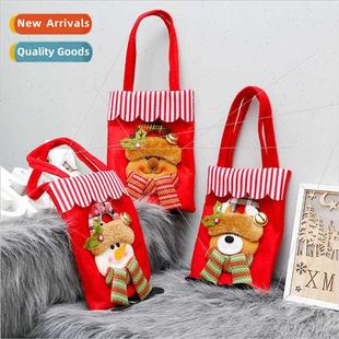 Cubic Santa Claus Christmas Bags Decorations Doll Cand Home