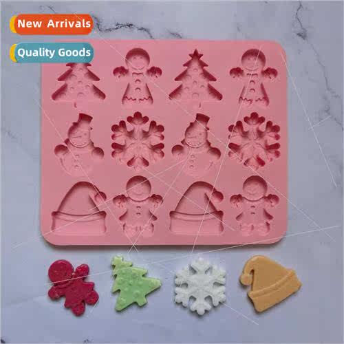 12 Christmas Snowflake Hats 245 licone Mold Cake Ice Cream P