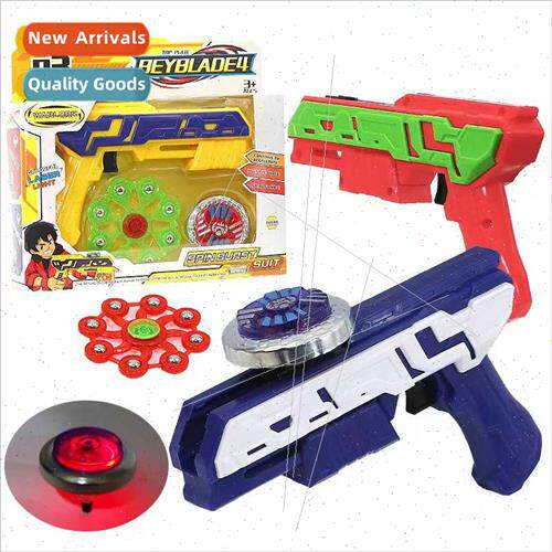 Boxed Versus Gyro Gun Children rotating light-emting gas ped