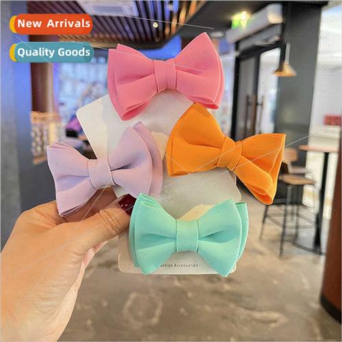 Korea cute ltle fresh children bow hairpin girls candy fluor