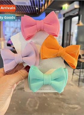 Korea cute ltle fresh children bow hairpin girls candy fluor