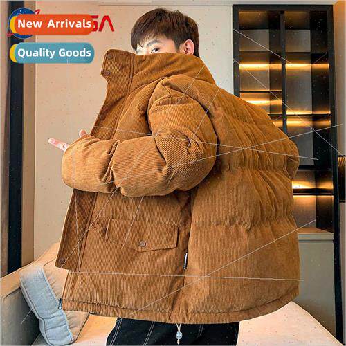 cotton jacket men winter tide thickened hundred warm down co