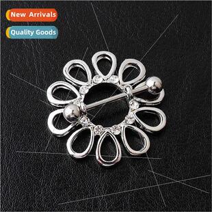 Europe piercing jewelry 316 stainless steel nipple chain nip