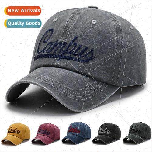 Fashion washed do old letters embroidery men baseball cap ou