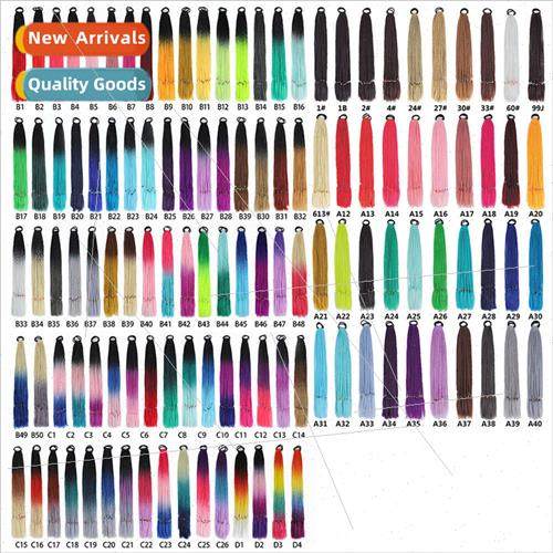 20 Inch Colorful Three Strand Braid Whe Hair Extensions Croc