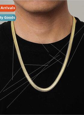 Korea mple Jewelry 18K Gold Necklace Personalized Snake Bone