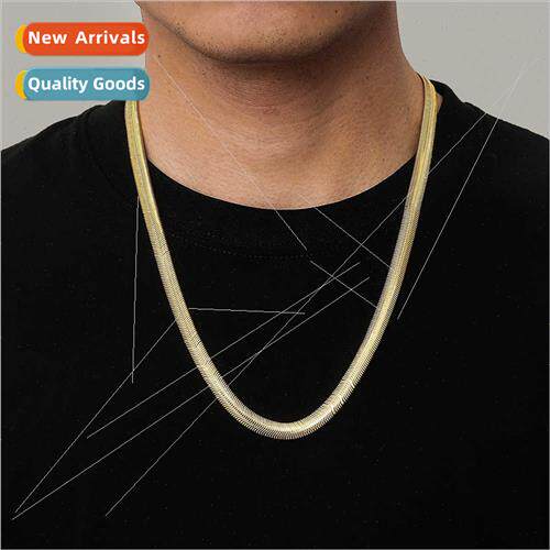 Korea mple Jewelry 18K Gold Necklace Personalized Snake Bone