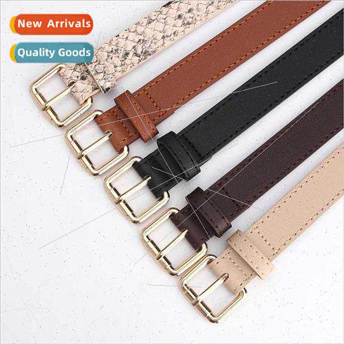 Women simple pu belt Korea hundred sweater coat decorative b
