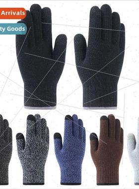 2022 Disposal Knted Gloves Men Knted Touchscreen Gloves Jacq