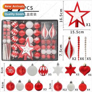 New Arrivals Christmas Decoration Shaped Painted Plated Chri