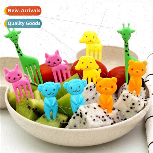 10pcs/set Kids Cute Fork Cutlery Baby Food Feeding Tableware