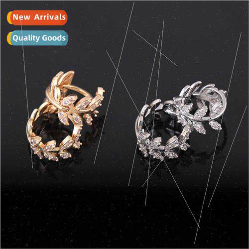 Fashion simple e branches diamond earrings Hundreds branches