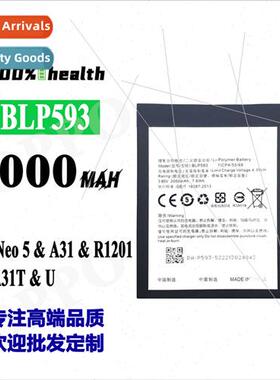 适用OPPO Neo5/A31/R1201 cell phone battery BLP593 built-in p