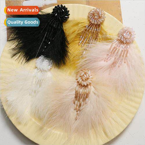 New ancient  super fairy tassel flowers feathers diy handmad