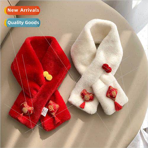 New Year paragraph imation rabb hair scarf female fall winte