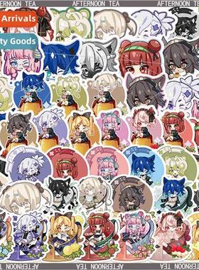 50 cute cartoon afternoon tea elf stickers decorative handbo