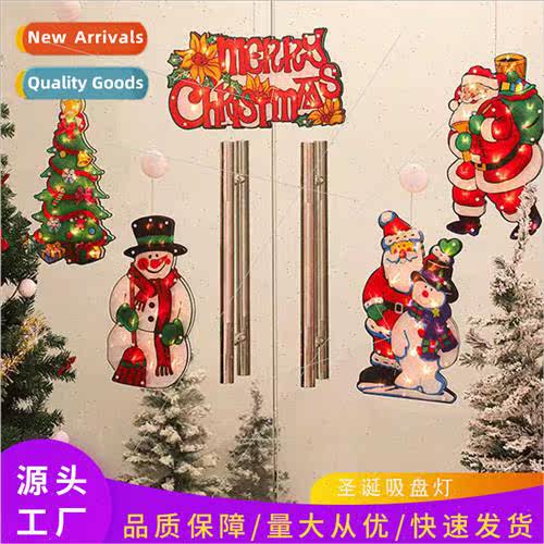 Led Christmas decoration lights string creative window sucti