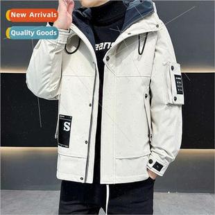 2023 new down jacket men winter tide heavy high warm casual