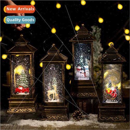Christmas decorations water globe lights wind lights automat