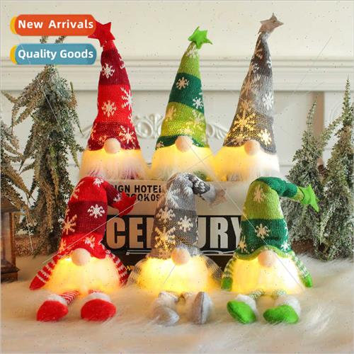 New Christmas scene dress up props light up wh lights sting