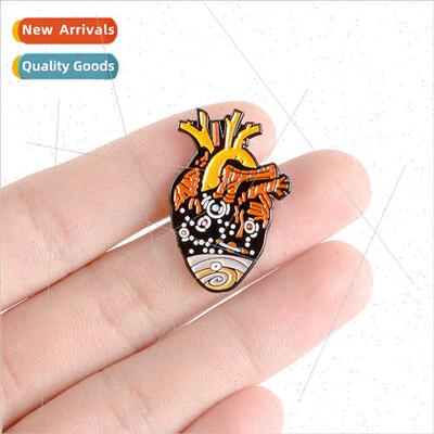 Jewellery Creative Cartoon Baking Lacquer Heart Rocket Aviat