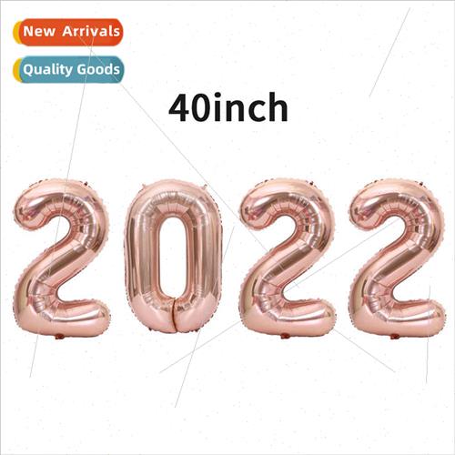 Extra large 40 inches 2022 number balloon set Party decorati