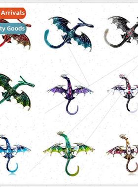 Europe new painting oil enamel cartoon flying dragon modelin