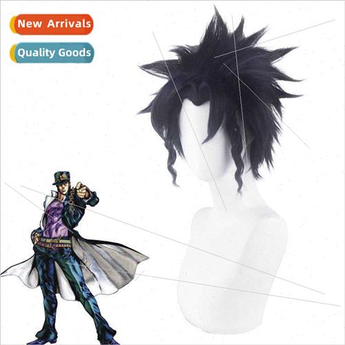 Anime wig JOJO Wonderful Adventure Part 3 Kujo Searo cos blu