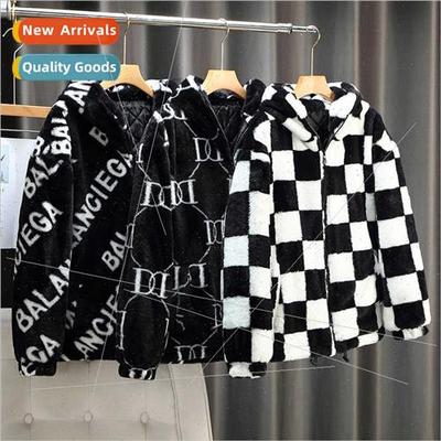 Fall winter African cotton clothes men lamb wool cotton jack
