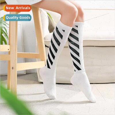 Marathon long sports cycling socks mid-calf socks men and wo