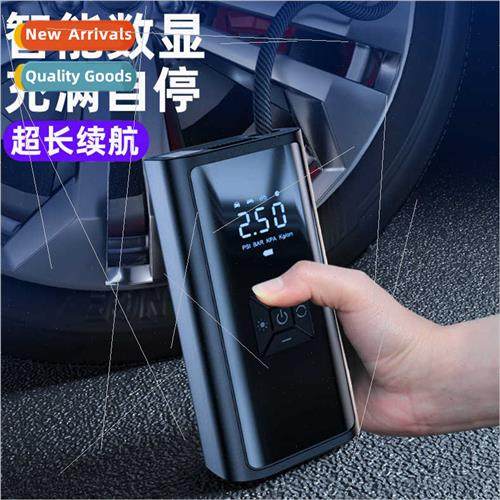 New car inflatable pump wireless digal display portable car
