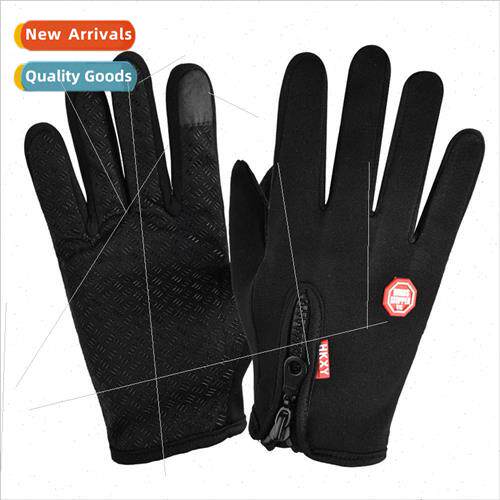 Riding warm sports gloves mens fall and winter touch screen