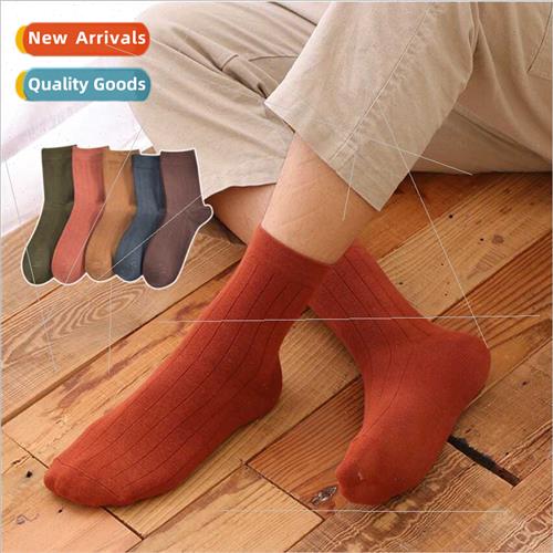 Autumn winter retro tide socks loose socks men casual vertic