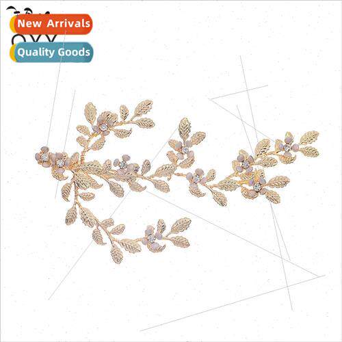 mple Mori system metal flowers leaves headdress Korean hundr