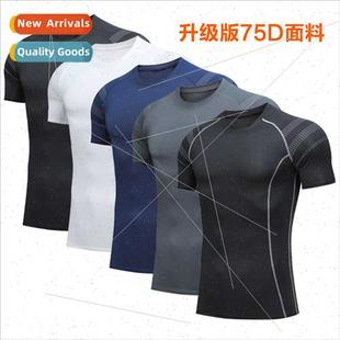 men gym running New sweat tights breathable absorbing sports